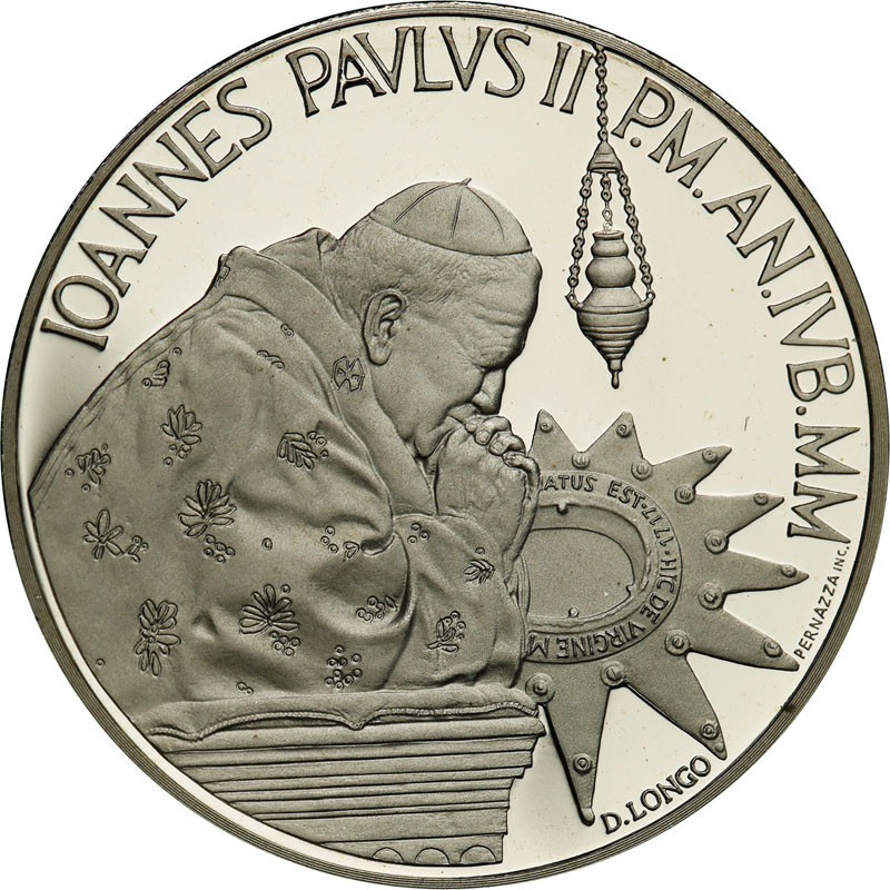Watykan. 10.000 Lire 2000 - Jan Paweł II